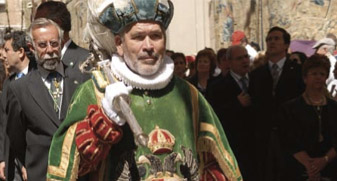 Toledo's ceremonial mace-bearer