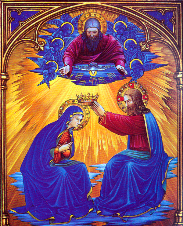 Coronation of Our Lady, Queen of Heaven and Earth, model of true humility, love of God