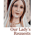 Our Lady's First Saturday Requests at Fatima