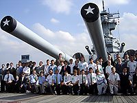 One activity the boys enjoyed this year was a visit to the battleship USS New Jersey.