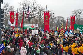 The American TFP joined a crowd of well over one hundred thousand at this year's March for Life
