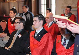 Attendees pay keen attention to talks given at the TFP Student Action Weekend that preceeded the 2008 March for Life.