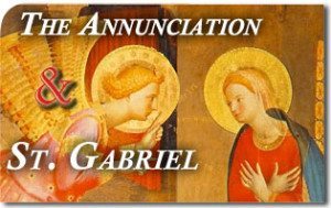 The Annunciation and Saint Gabriel 2
