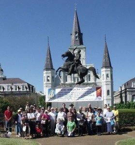 Public Square Rosary Rally Jackson Square New Orleans