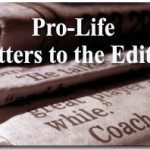 Best Pro-Life Letters to the Editor 2
