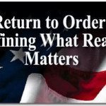 Return to Order: Defining What Really Matters 3