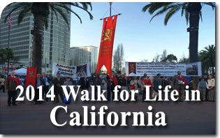 American TFP Joins Enthusiastic Crowd at the 2014 Walk for Life in California