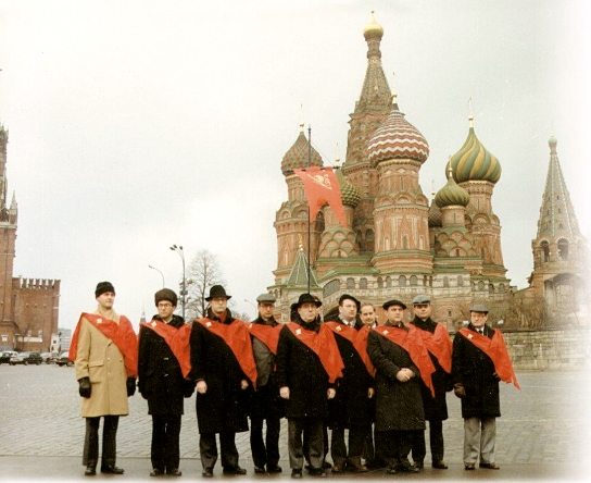 TFP International Delegation in Moscow's Red Square after delivering 5.2 Million Signatures to the Kremlin