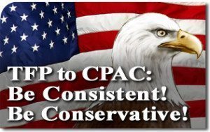 TFP to CPAC: Be Consistent! Be Conservative! 3