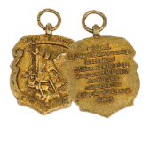 Saint Michael Badge Medal - Protect Our Police Saint Michael, Protect Our Police