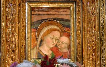 Prof. Plinio Corrêa de Oliveira receives special consolation from Our Lady of Good Counsel of Genazzano Our Lady of Good Counsel of Genazzano