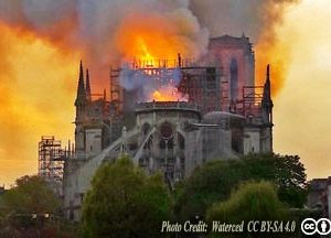 ISIS and a Jesuit Priest Rejoice as Notre Dame Burns