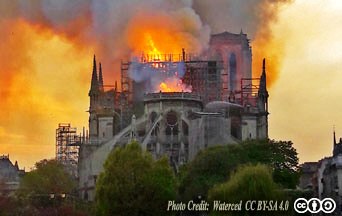 ISIS and a Jesuit Priest Rejoice as Notre Dame Burns