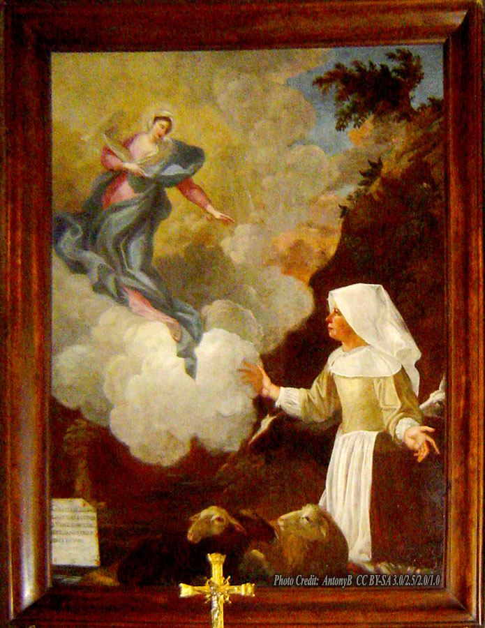Our Lady of the Good Encounter apparition to Benoîte Rencurel