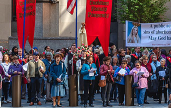 One Million Catholics Pray the Rosary in the Streets