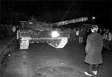 Russian Tanks invade Lithuania after Independence and crush Lithuanians