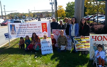 Making History at a Small Public Square Rosary Rally in Pennsylvania