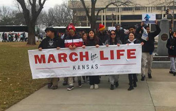 Kansans Flood State Capitol at 2023 Kansas March for Life