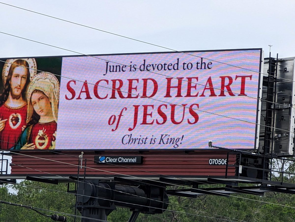 Billboards Proclaim June Belongs to the Sacred Heart of Jesus!
