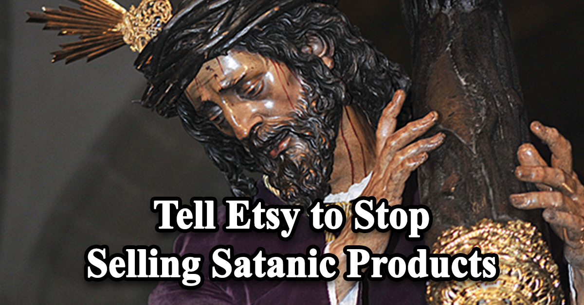 Tell Etsy to Stop Selling Satanic Products