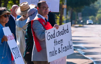 TFP Protests Against a Texas Church’s “Blessing” of Drag Queens