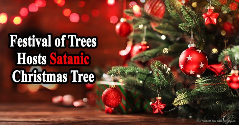 Festival of Trees Hosts Satanic Christmas Tree