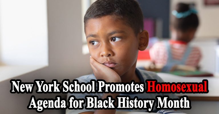 New York School Promotes Homosexual Agenda for Black History Month