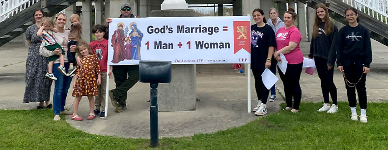 1,000 Rosary Rallies Celebrate Traditional Marriage - Johnson Bayou, Louisiana