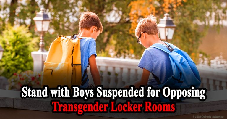 Two School Boys Suspended Ten Days for Complaining about Gender Ideology
