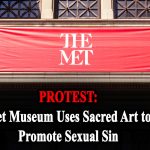 PROTEST - Met Museum places crucifix in sexual display