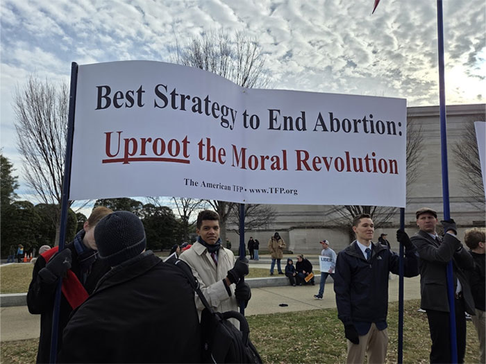 Marching for an America Where God’s Law and Human Life Are Respected and Loved
