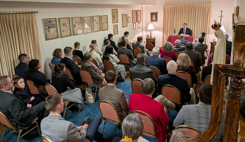 TFP Bureau Hosts Dr. Jerry Johnson, Who Speaks About His Path to Rome