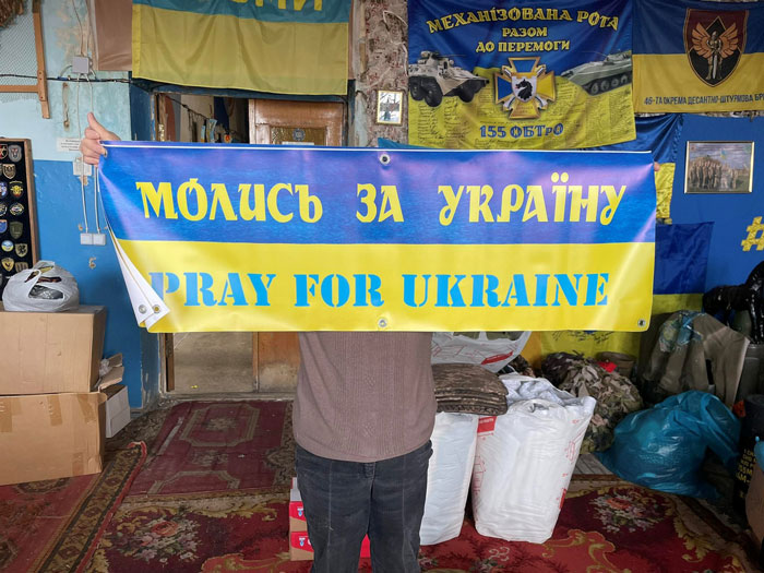 TFPs Offer Spiritual Strength to Ukrainian Under Fire