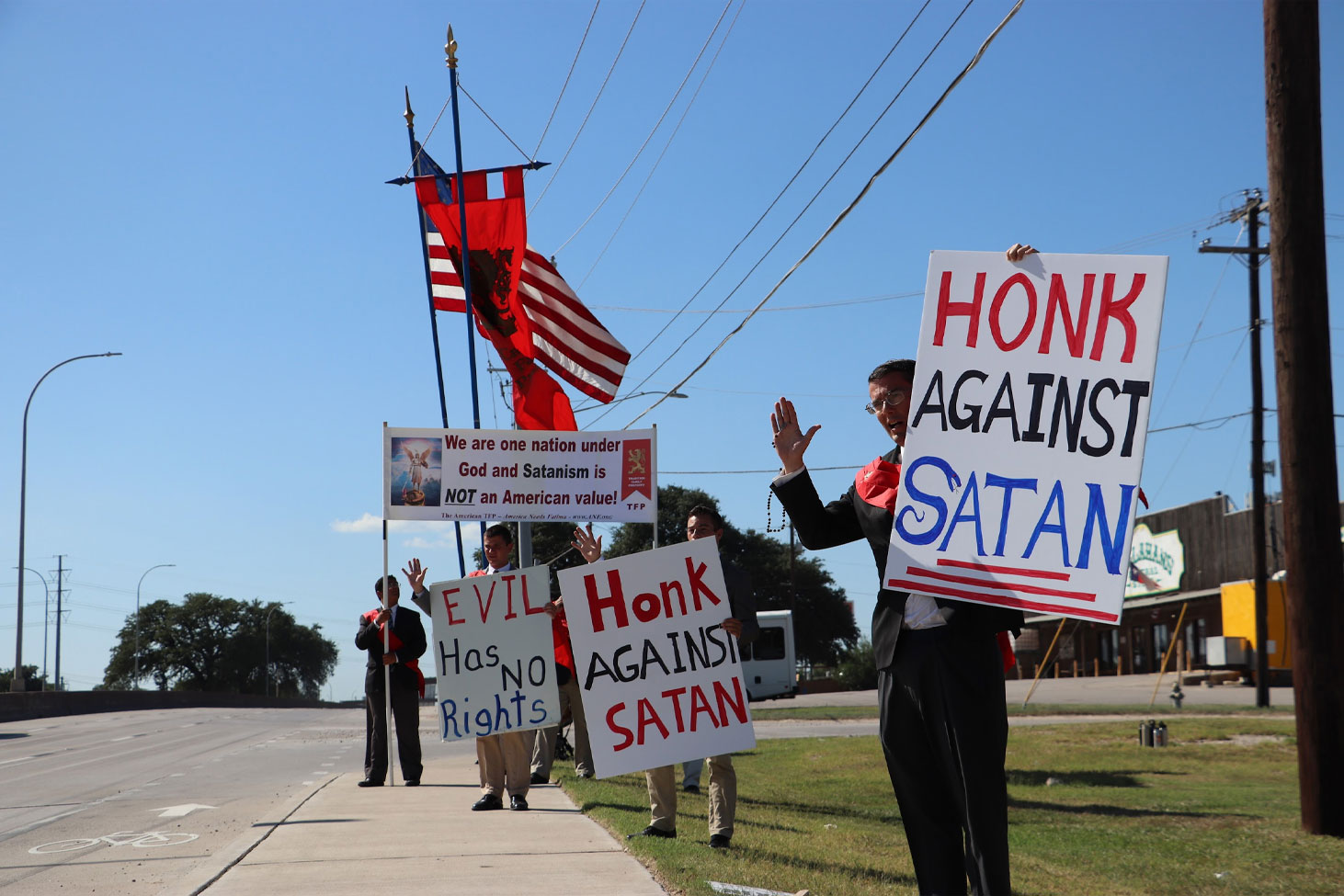 “Satan Is The Eternal Loser!”: The Devil’s Head Is Crushed Again in Austin