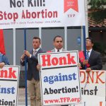 In Texas, TFP Summer Caravan Proclaims “Thou Shall Not Kill!”