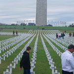 The War against Communism Still Rages as 3000 White Crosses are Planted on the Mall in Washington D.C.