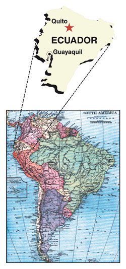 Map of Ecuador showing Quito Learn all About Sr. Mariana de Jesus Torres A Victim for the Twentieth Century