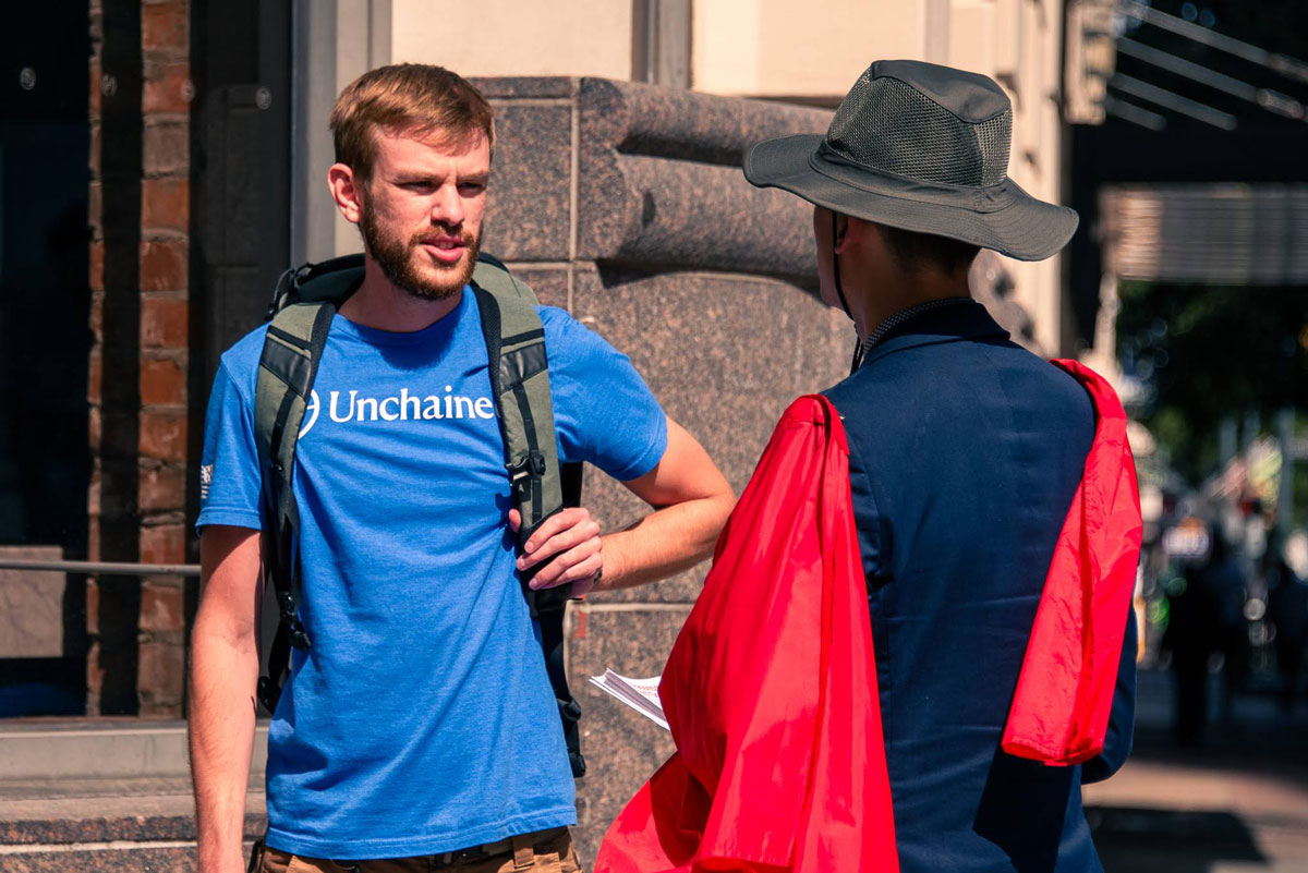 Saint Michael Caravan Arrives at Lone Star State Capital, Austin