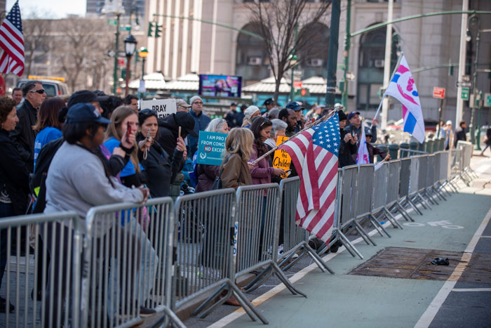 “New York, New York! Stand up for the God-given Right to Life!”