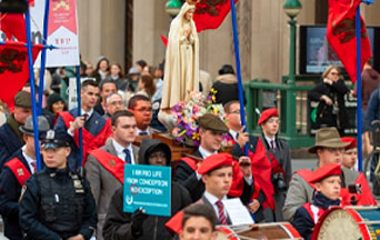 “New York, New York! Stand up for the God-given Right to Life!”