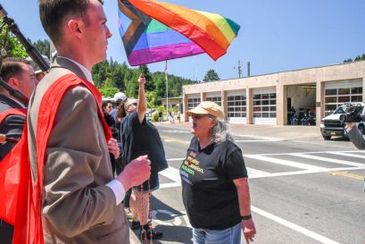 Unhinged Woman Arrested as TFP Protests “Drag Nuns” in California