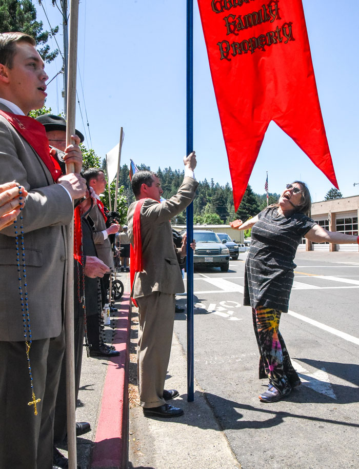 Unhinged Woman Arrested as TFP Protests “Drag Nuns” in California