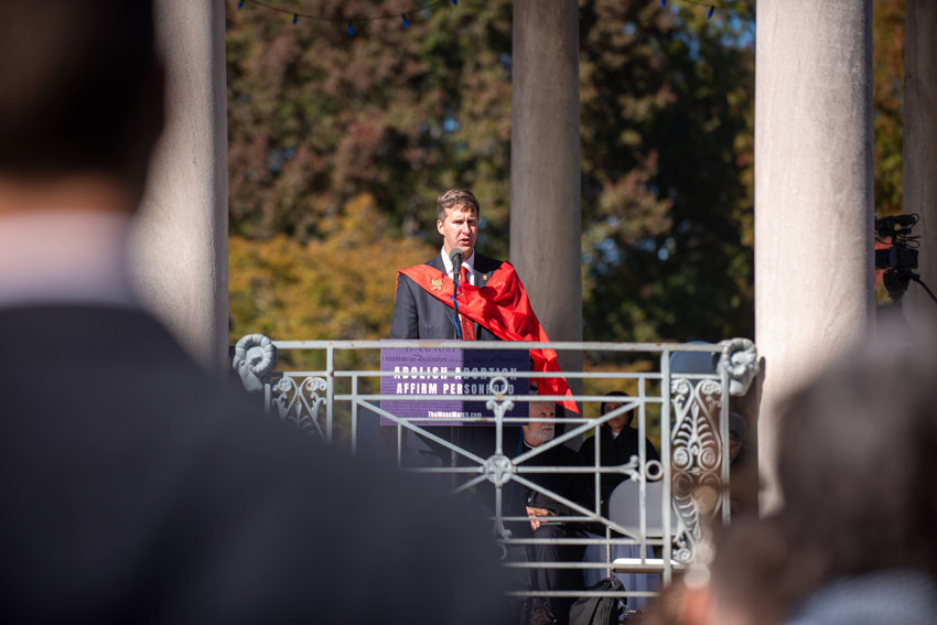 Pro-Abortion Clowns Watch in Despair as Pro-Life Men March in Boston